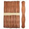 CraftySticks Wavy Wooden Fan Handle Sticks – 8 Inch Birch Wood for Crafts, DIY Fans, and Promotional Use, Natural